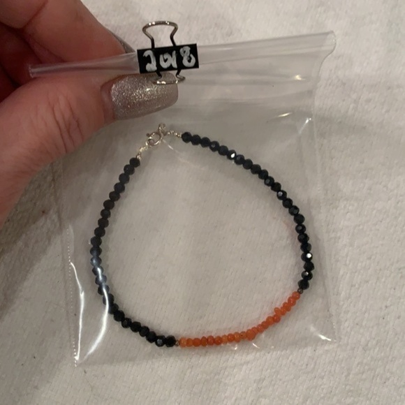 💐5/25 Sterling silver clasp delicate small seed bead delicate bracelet - Picture 6 of 6